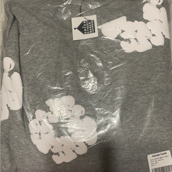 Denim Tears hoodie in grey size medium. Never worn before/removed from package - Picture 5 of 5